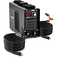 Stamos Germany Soldador Inverter Soldadora Equipo de Soldadura Electrodo MMA (250 A- Cables de soldadura de 8 m- Hot…